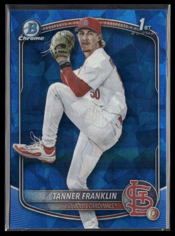 2025 Bowman Draft #BDC-90 Tanner Franklin Chrome Sapphire