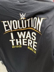 WWE Evolution I Was There New! Men’s Size XXL✅ Rhea Ripley Iyo Sky Naomi
