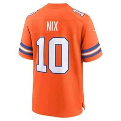 NWT Men&rsquo;s #10 Bo Nix Orange Alternate Game Limited Jersey – All Stitched