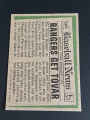 1974 Topps – Traded #538T Cesar Tovar
