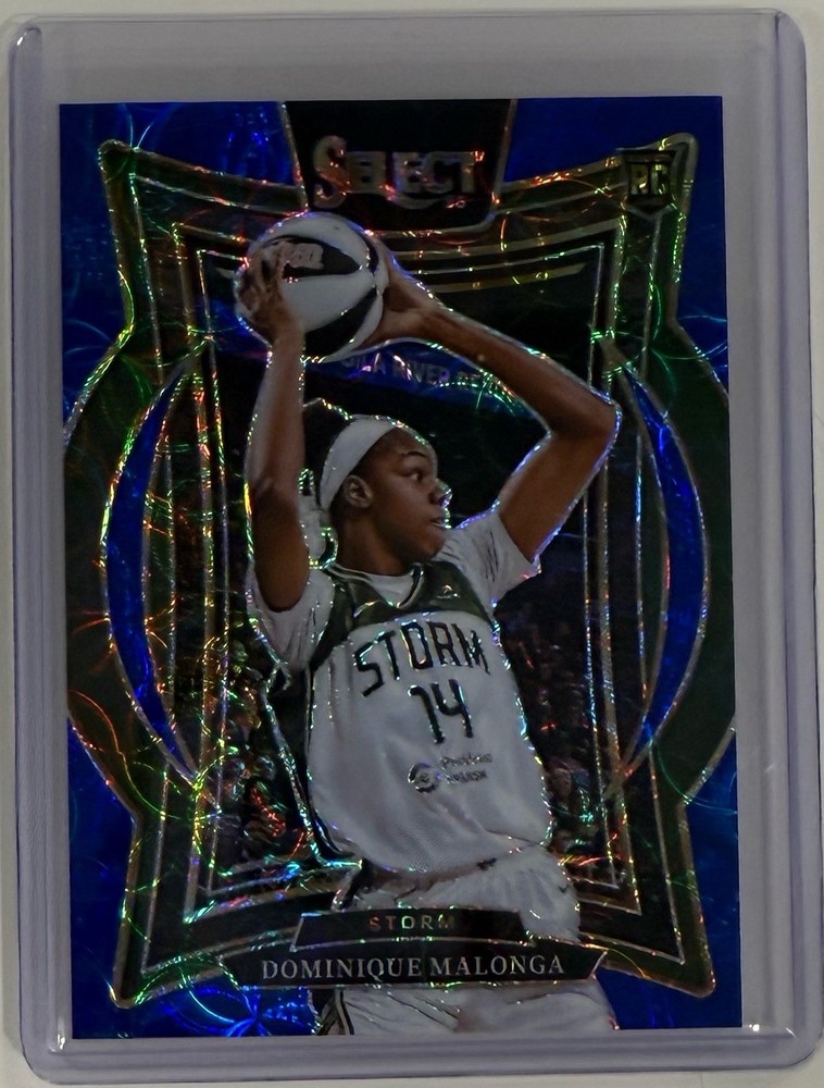 2025 Panini Select WNBA Blue Scope Dominique Malonga RC Rookie /199 Storm
