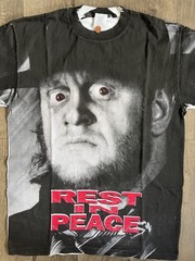 Vintage All Sport WWF WWE The Undertaker Rest In Peace Graphic T-Shirt XL Black