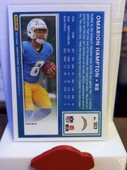 2025 Panini Donruss Pink Optic preview Rated Rookie Omarion Hampton #303
