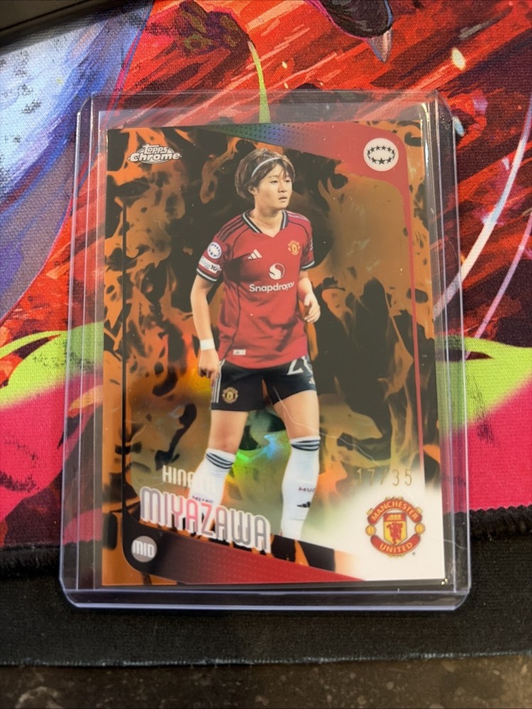 2025/26 Topps Chrome Women’s UCL Hinata Miyazawa Inferno /35