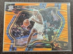 2024-25 Select Basketball Orange Flash Prizm Shai Gilgeous Alexander OKC #256