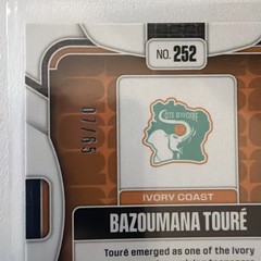 2026 Panini Prizm FIFA World Cup Pink Wave BAZOUMANA TOURE Ivory Coast /65