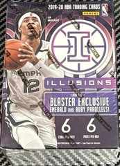 2019-2020 Panini NBA Illusions Blaster Box Basketball Emerald & Ruby Free Ship!
