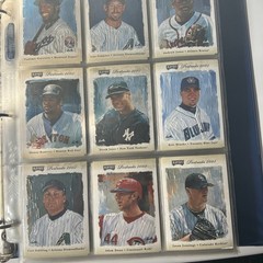 2003 Playoff Portraits # 1 To 144 Beige # To 250 plus 2 autos. And 1 bat #100
