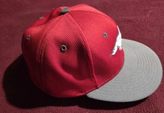 Calgary Stampeders Fitted Football Cap XS/S Red Gray Richardson PTS40 Dryve