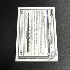 2021 BOWMAN BENNY MONTGOMERY 094 /250 PURPLE PAPER NO. BD-84 ROCKIES