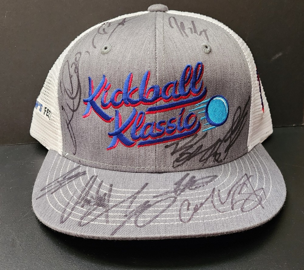 COREY LAJOIE&rsquo;S KICKBALL KLASSIC NASCAR Autographed / Signed Hat HOCEVAR SVG +