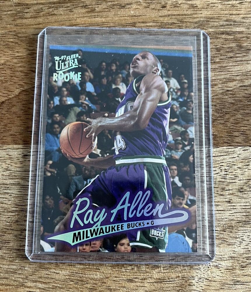 1996-97 Fleer Ultra Basketball RAY ALLEN Rookie Basketball #60 Milwaukee RC