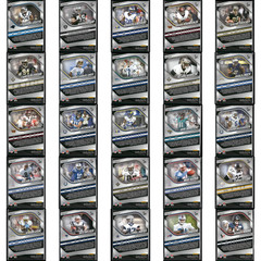 2025 Panini 25 Card Lot, Red, White, and Blue-Red/Green Flash-Silver-White Disco