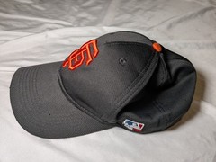 OC Sports San Francisco Giants Hat Black And Orange
