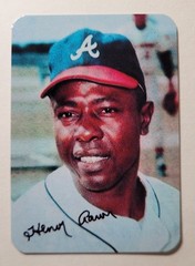 HANK AARON – 1969 TOPPS SUPER RP CARD – MINT CONDITION (READ DESCRIPTION)