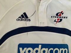 South Africa Stormer signed Rugby players jersey short Sleeve SIZE M