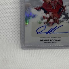 2025-26 Topps Chrome Dennis Rodman SkyWrite Signatures Refractor SWS-DRM