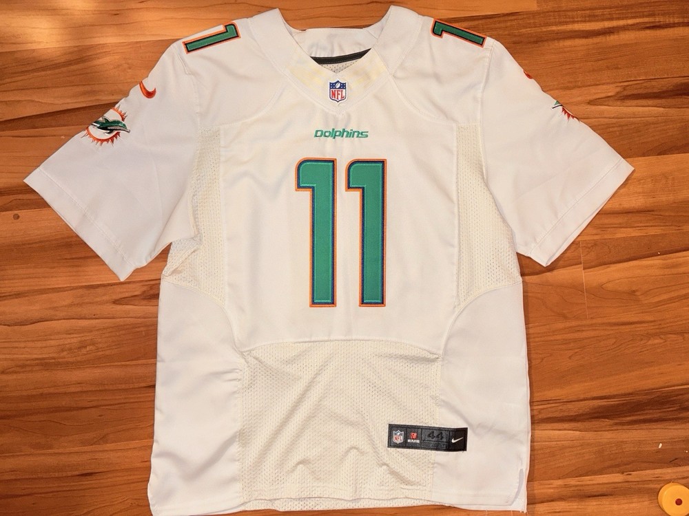 Miami Dolphins NIKE NFL On Field Jersey #11 Mike Wallace. XL