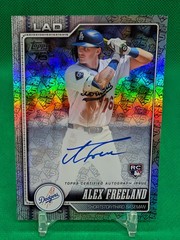2026 Topps Alex Freeland RC 75 Years of Topps Auto /75 Los Angeles Dodgers