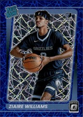 ZIAIRE WILLIAMS GRIZZLIES 2021-22 DONRUSS OPTIC BLUE VELOCITY PRIZMS RC