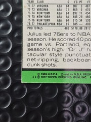 1977-78 Topps – Julius Erving #100