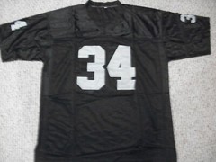 BO JACKSON Unsigned Custom Black LA Sewn New Football Jersey Sizes S-3XL