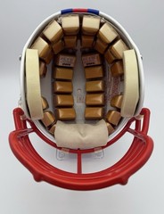Vintage Used 1982 SMU Mustangs Style Riddell PAC44 Football Game Helmet 7 1/4