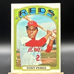 Topps 1972 Topps Tony Perez #80 Base Set Cincinnati Reds Baseball Card