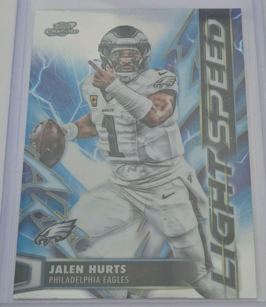 Topps 2025 Cosmic Chrome Lightspeed Insert LS-9 Jalen Hurts Eagles