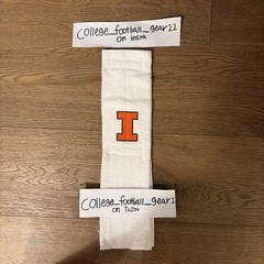White Orange And Navy Illinois Finding Alumni Football Towel