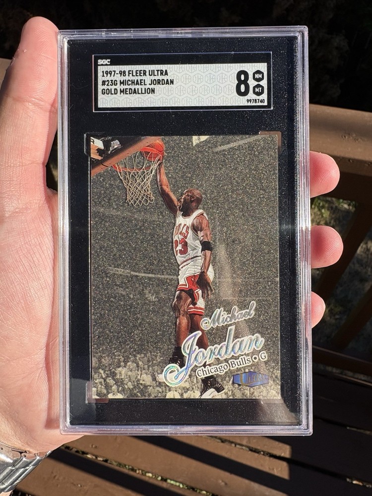 1997-98 Fleer Ultra – Michael Jordan #23G Gold Medallion SGC 8