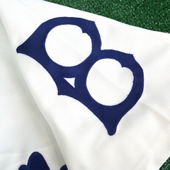 Roy Campanella Brooklyn Dodgers Men&rsquo;s Home White Cooperstown Jersey w/ Patch