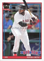 2026 TOPPS MLB – David Ortiz – 1991 35th Anniv Insert #T91-15 Red Sox