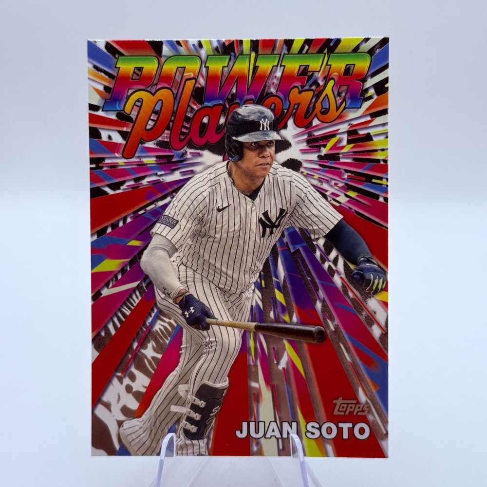Juan Soto 2025 Topps Series 1 #PP-8 Power Players New York Yankees Card MLB