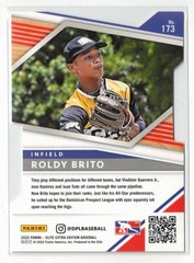 2022 Panini Elite Extra Edition DECADE RC Roldy Brito #173! Rockies! Rookie /999
