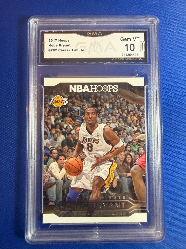 2017-18 NBA Hoops Kobe Bryant Base Set #29 Career Tribute GMA 10!