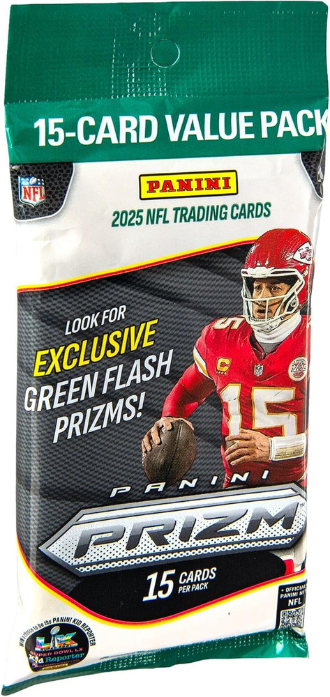 2025 Panini Prizm Football Trading Cards Fat Pack