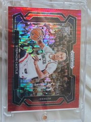 Stephon Castle -2024 Panini Prizm Draft Picks – Red Pulsar Prizm /299 (RC)