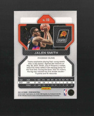 2021-22 Panini Prizm Silver #110 Jalen Smith Phoenix Suns