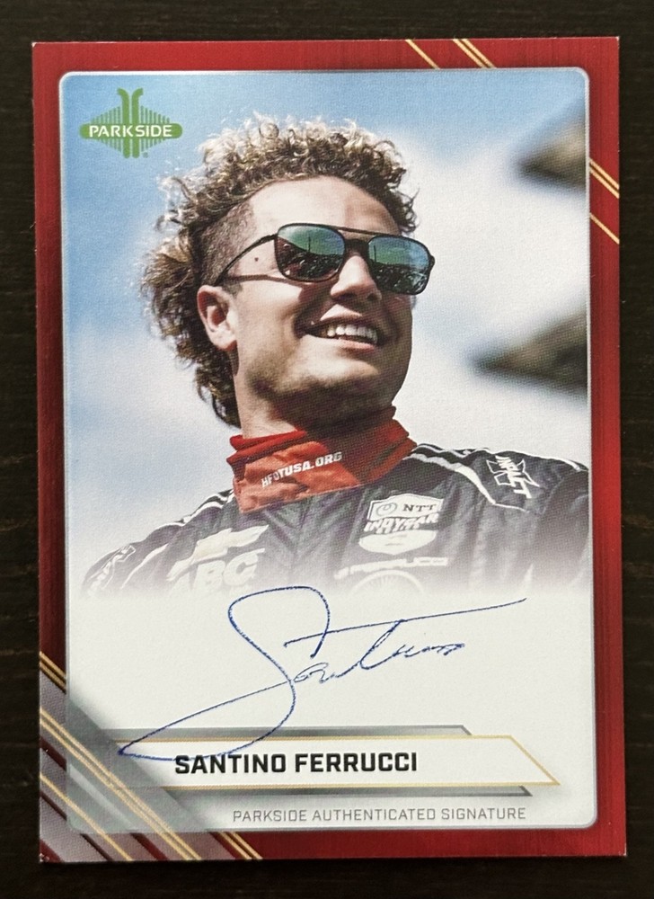 2026 Parkside Indycar Santino Ferrucci Signature Series SS-SF *See Description*