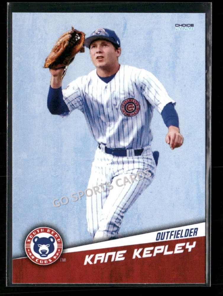 2026 South Bend Cubs Kane Kepley RC Rookie Minor League Chicago
