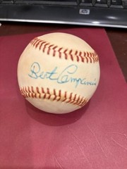 Bert Campaneris (HOF&rsquo;09) signed Senior Professional Baseball Association ball