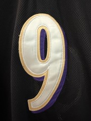 VTG Steve McNair Baltimore Ravens #9 Black Reebok NFL Jersey Size 48/XL
