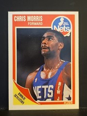 1989-90 Fleer #99 Chris Morris RC NETS