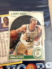 1990-91 Season NBA Hoops Basketball Sealed Box 36 Packs Larry Bird On Cover