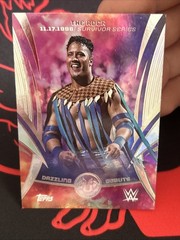 2025 Topps Universe WWE The Rock Dazzling Debuts Galaxy #DDE-9 (3)