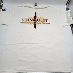 Fruit Of The LOOM Tee USC CONQUEST T-Shirt Men’s Size XL White Trojans