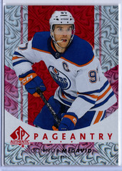 BUY 1 GET 1 50% 22-23 SP Authentic #P-1 Connor McDavid Edmonton Oilers Pageantry