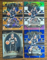 2023-24 Ja Morant Select Orange Flash Concourse #65 Plus Green White Purple ++
