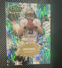Wild Card 2023 Splat Drew Brees #SBTEA03-DB Saints Serial Numbered /5